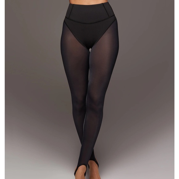 Michi Black Stirrup Leggings - Picture 2 of 8